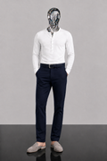 White Wool Henley