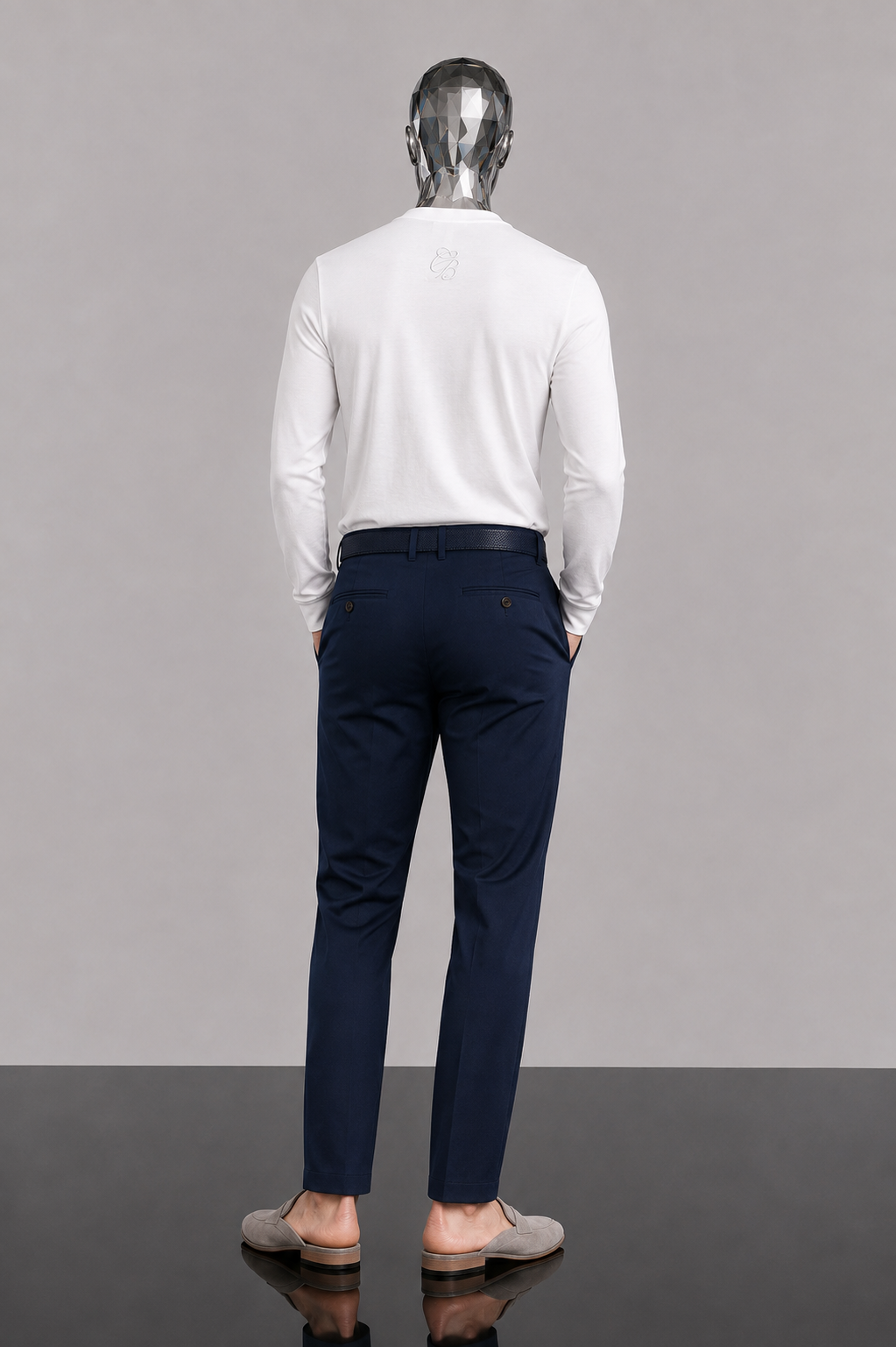 White Wool Henley