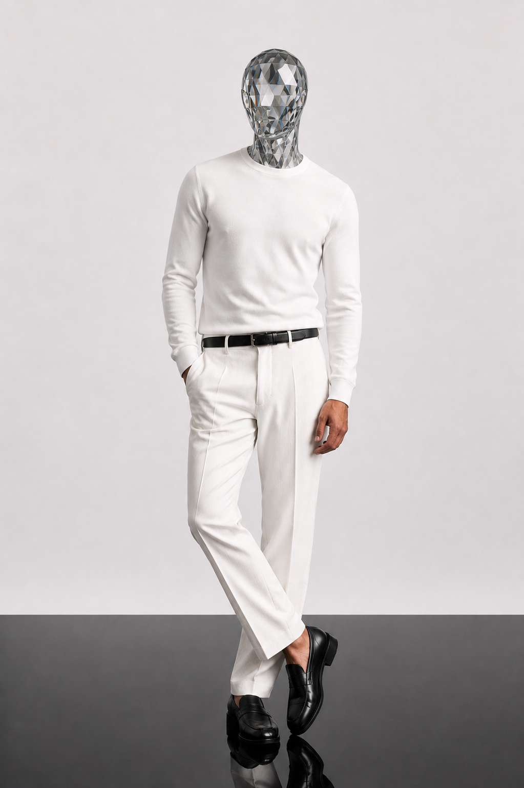 White Knit Sweater