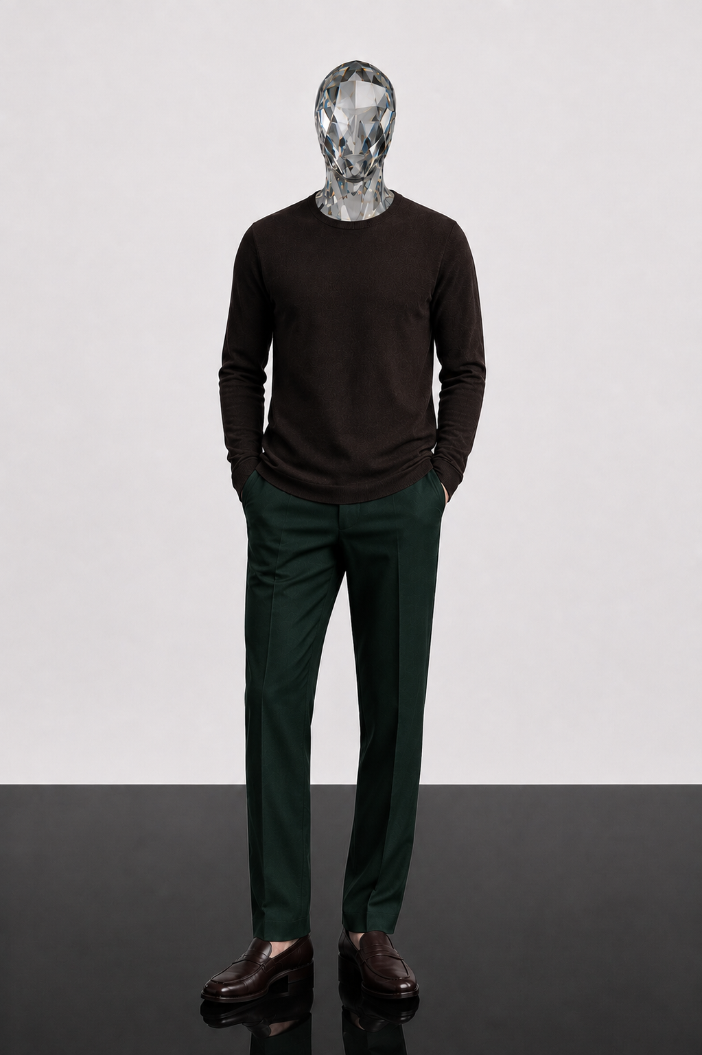Brown Knit Sweater