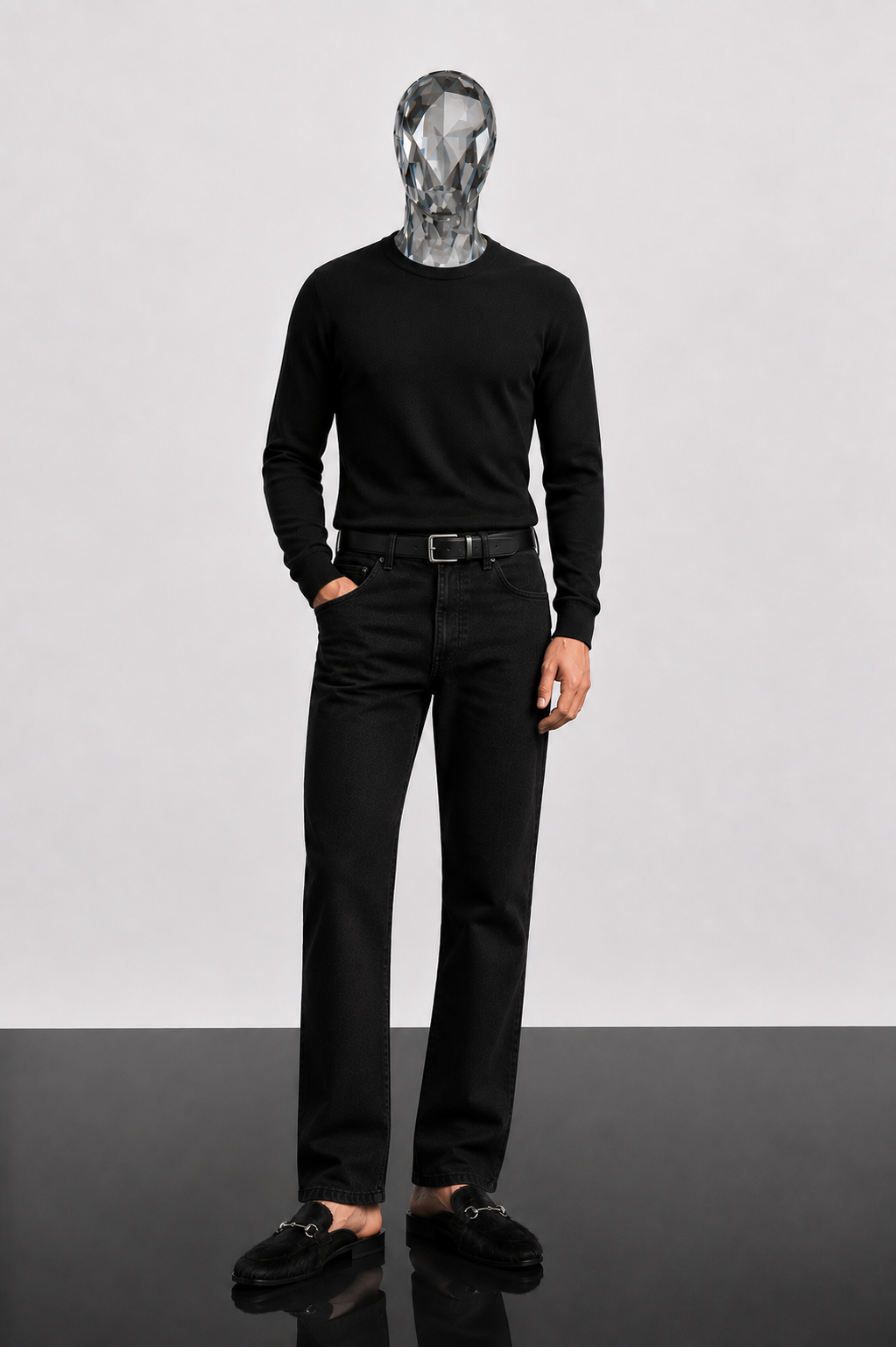 Black Knit Sweater