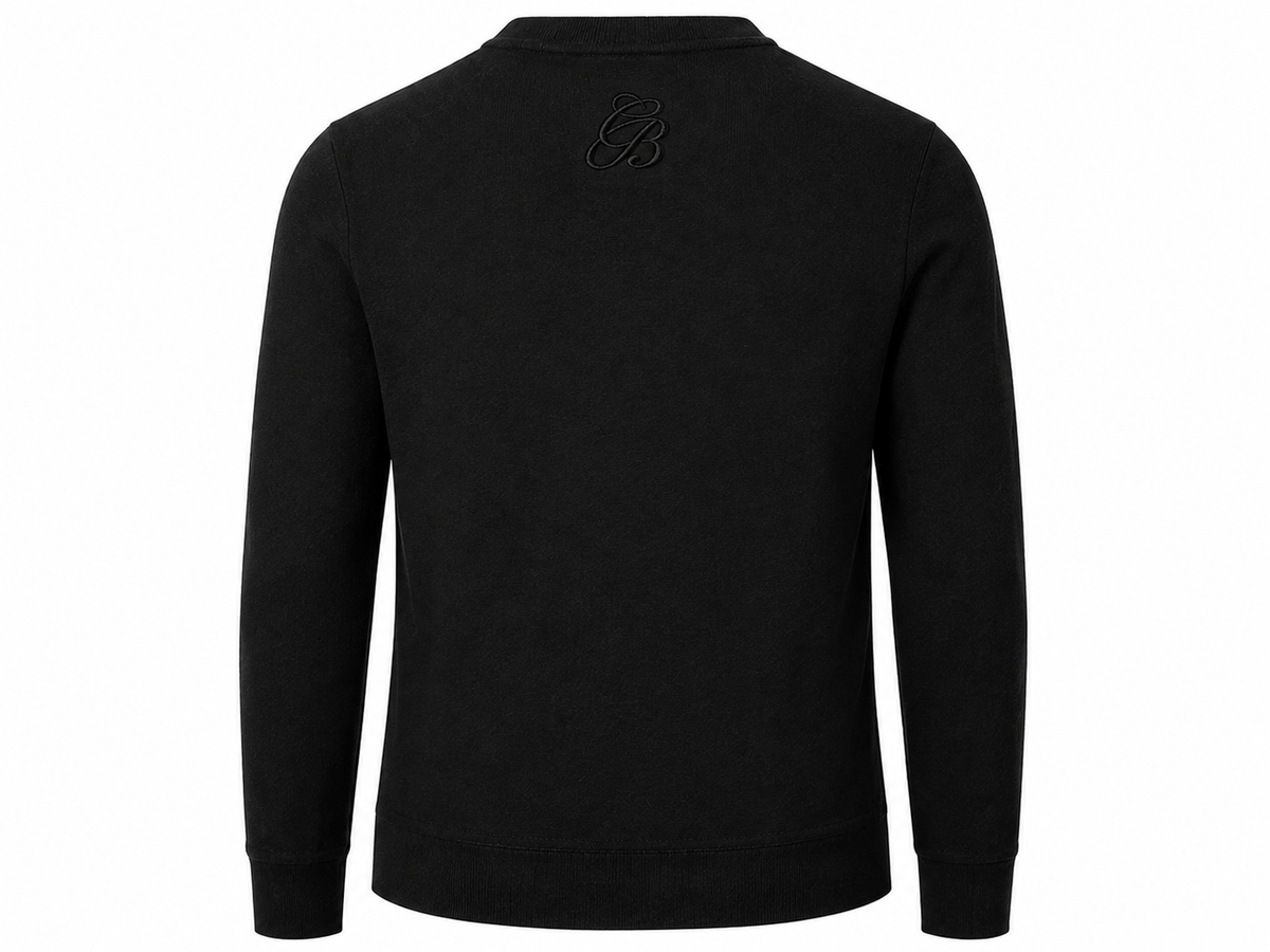 Black Wool Henley