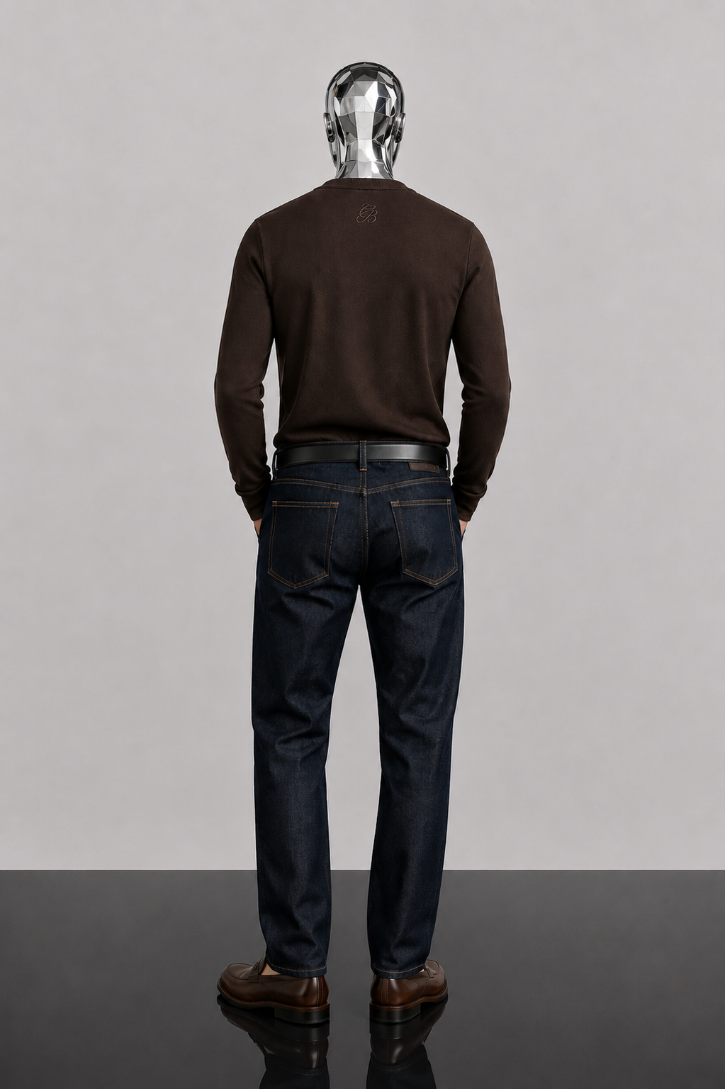 Brown Wool Henley