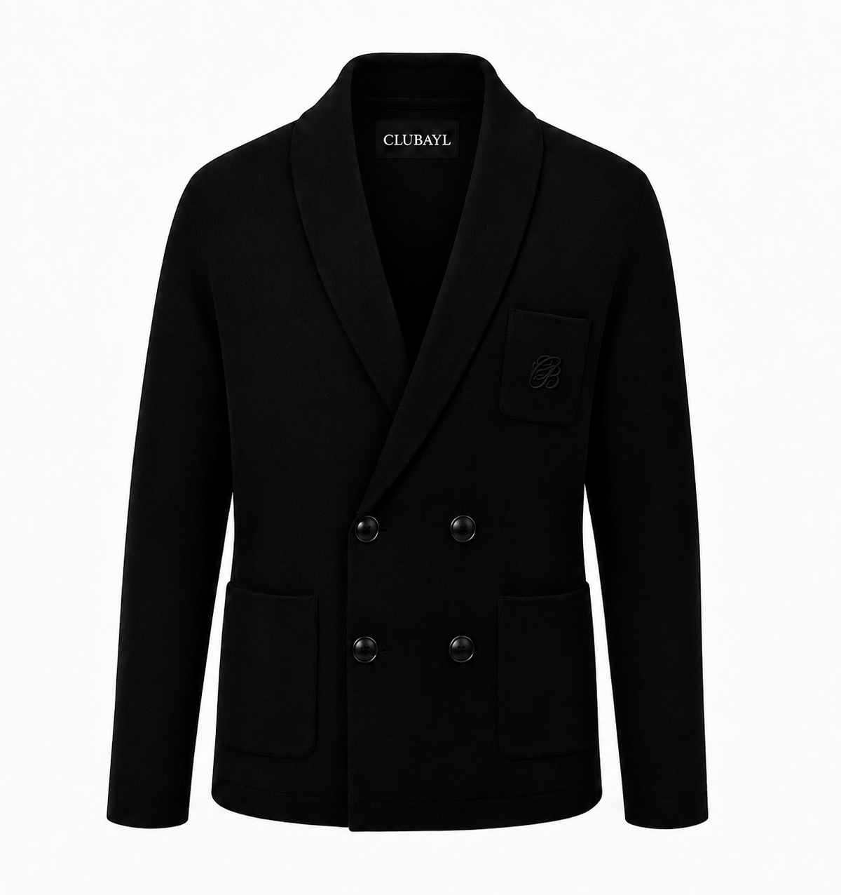 Black Wool Cardigan