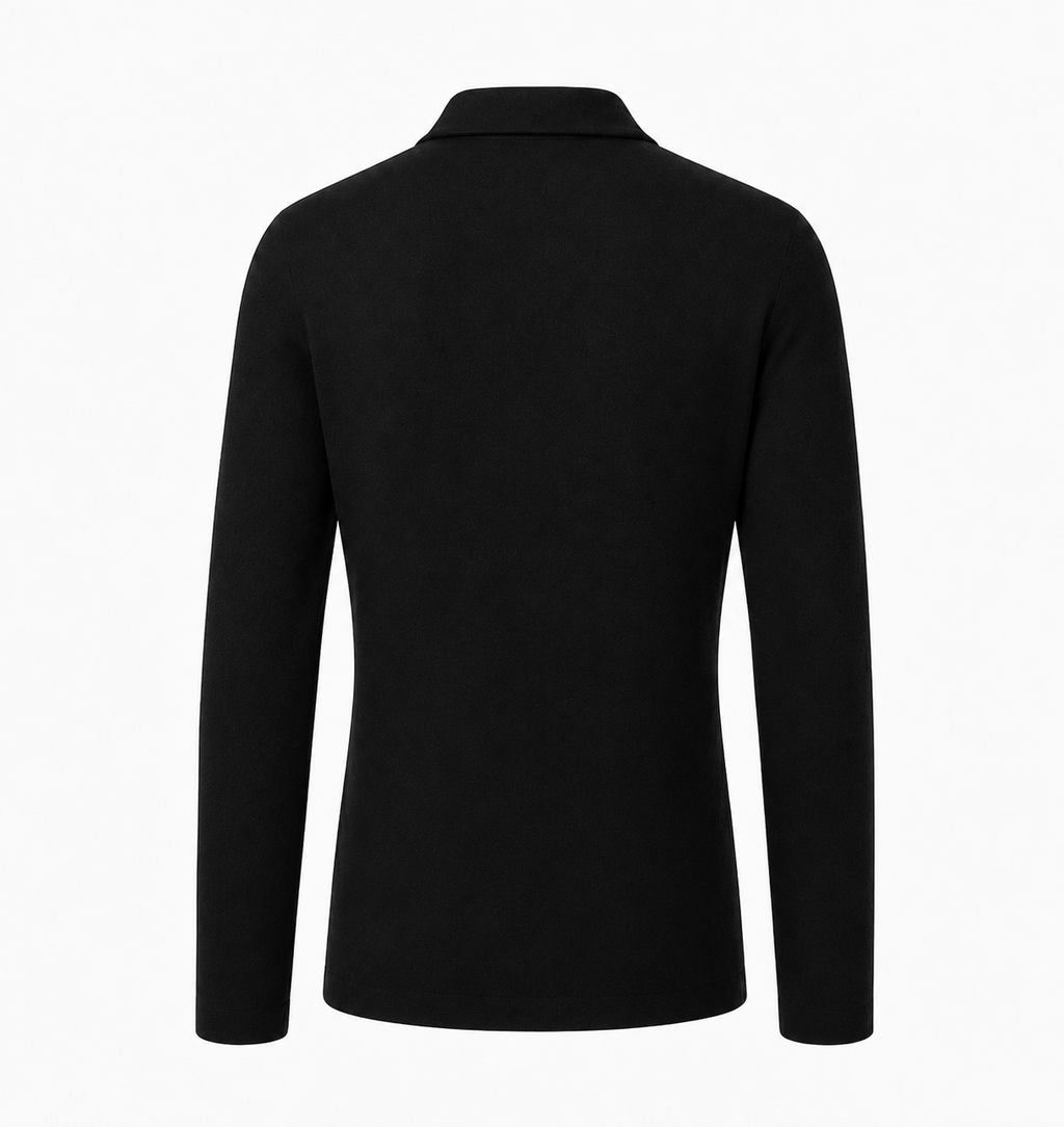 Black Wool Cardigan