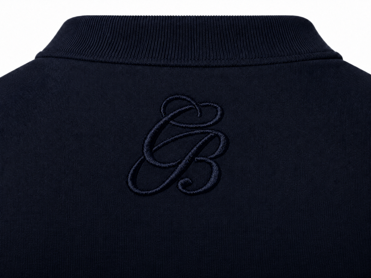 Navy Wool Henley