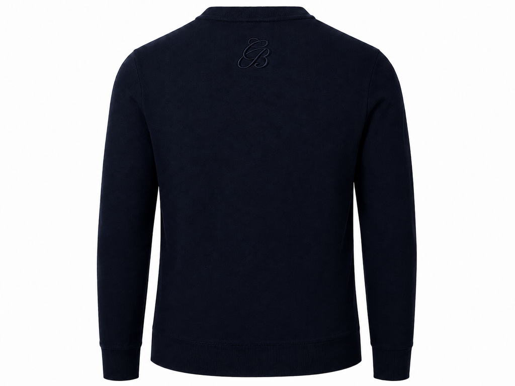 Navy Wool Henley