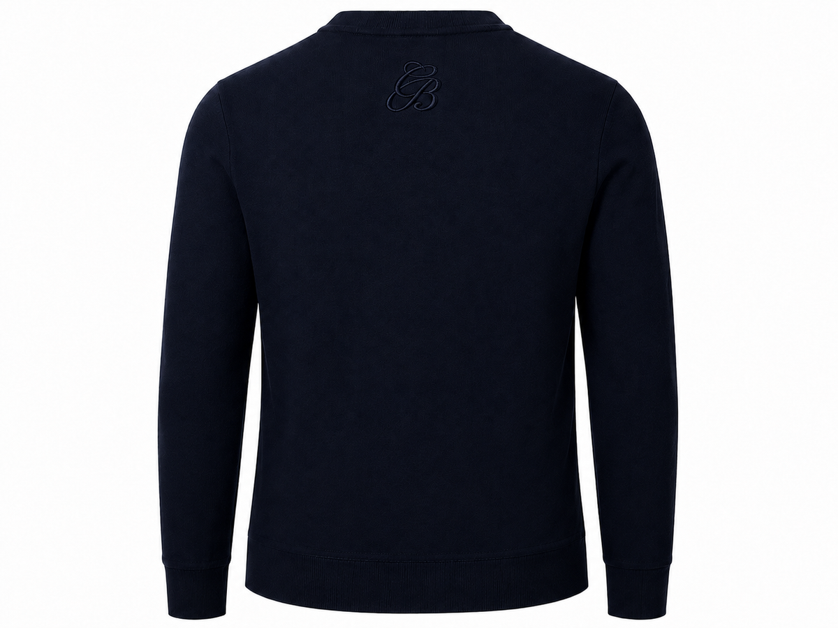 Navy Wool Henley