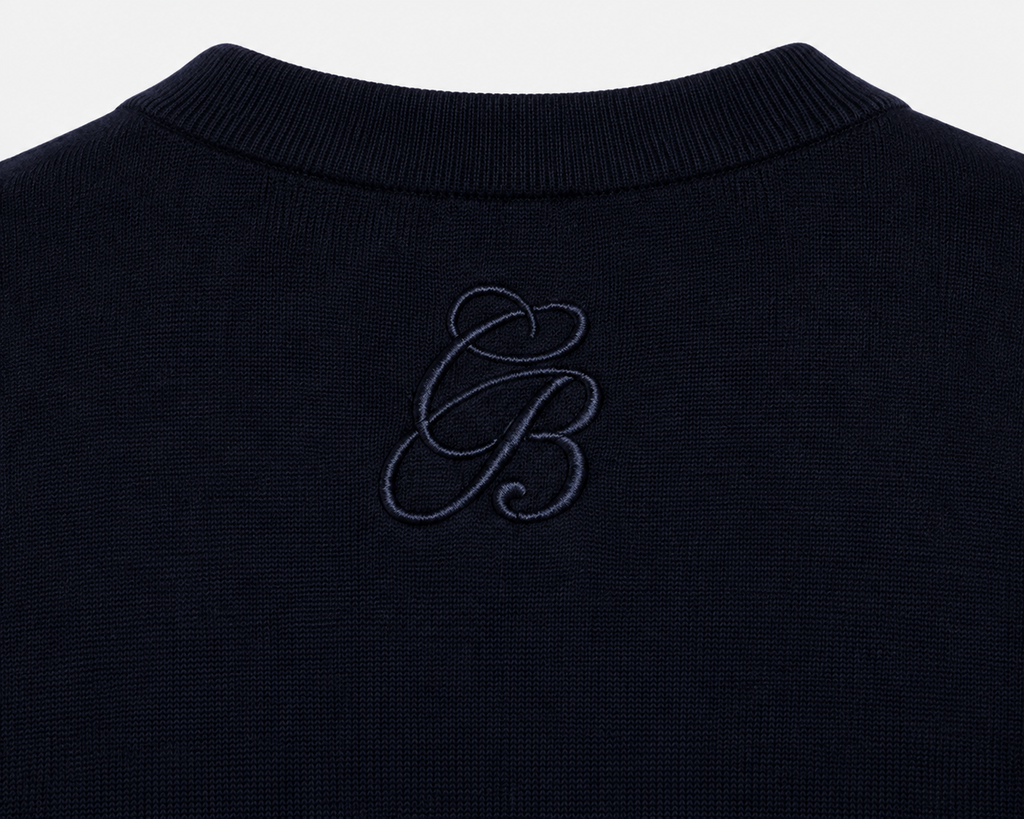 Navy Knit Sweater