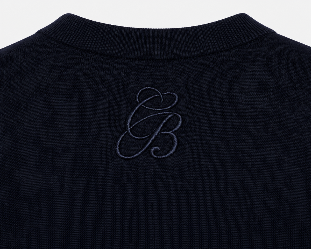 Navy Knit Sweater