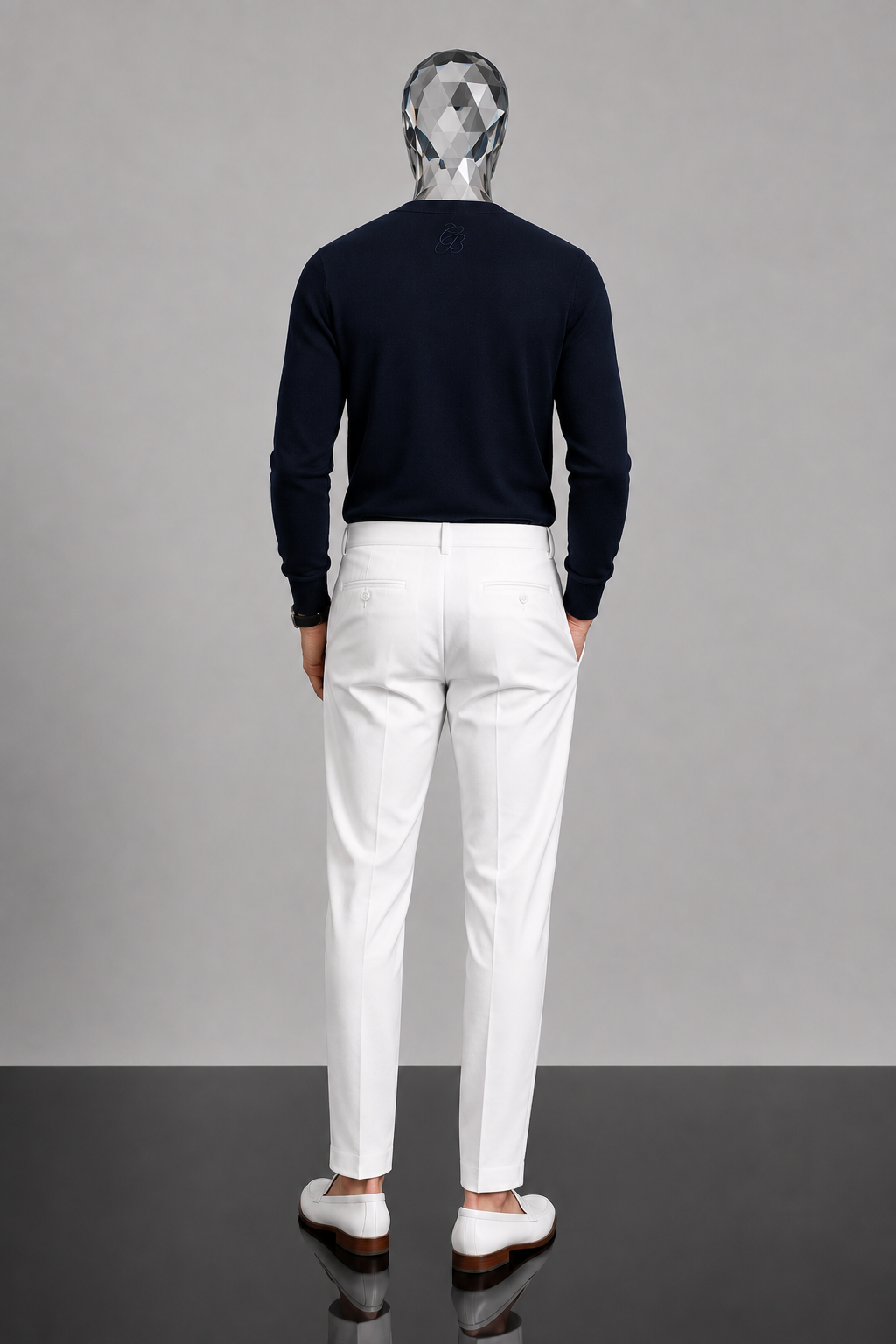 Navy Knit Sweater