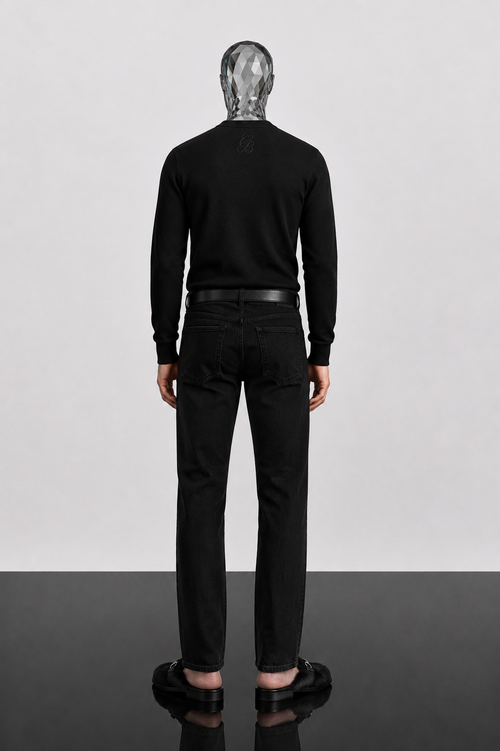 Black Knit Sweater